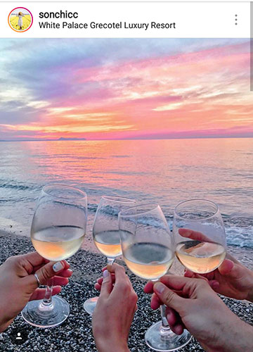 أفكار صور الصيف لنبيذ إنستاجرام البحري