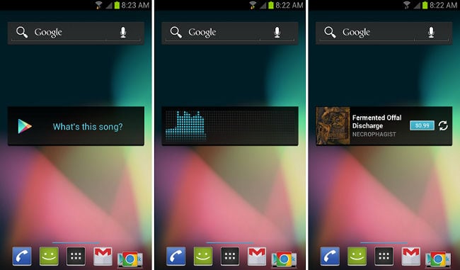 البحث عن الموسيقى عن طريق الصوت في موسيقى Google Play